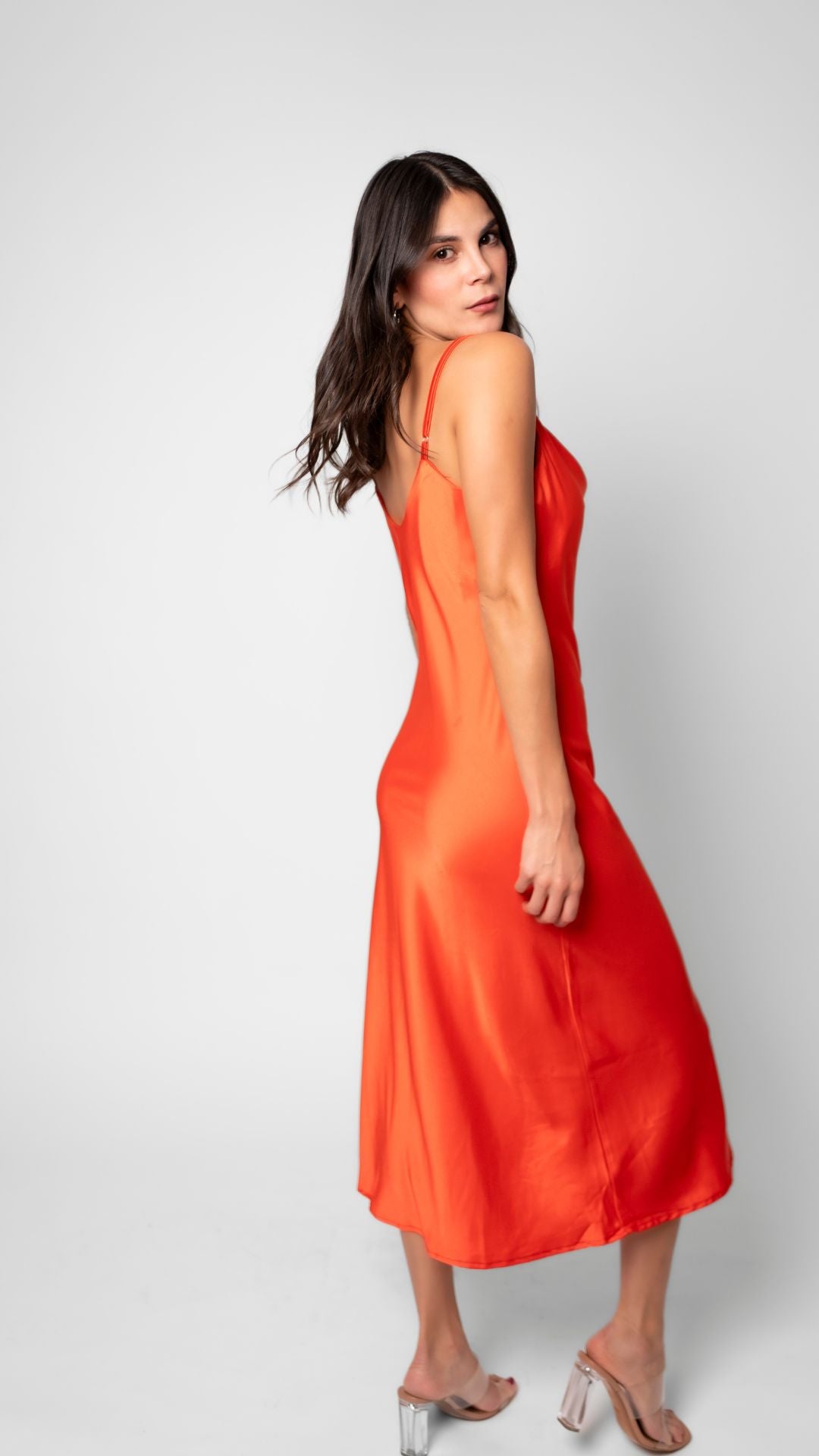 VESTIDO LISO ORANGE